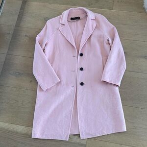 Zara Hand Made Light Pink Coat